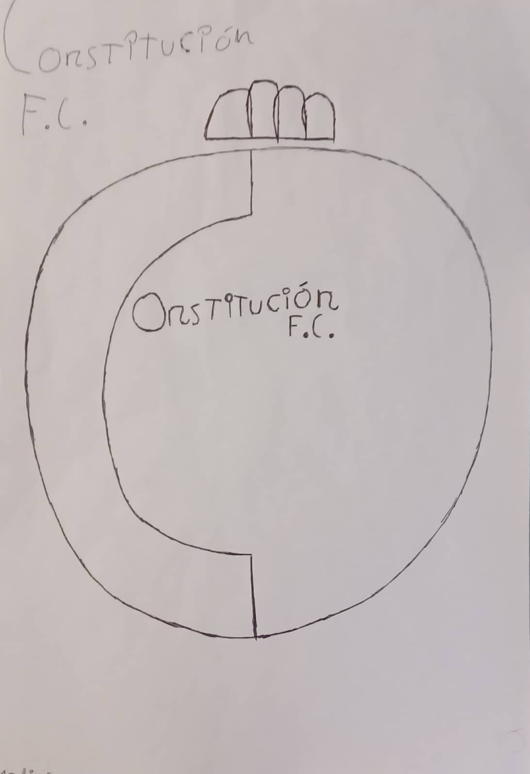 Escudo original a mano